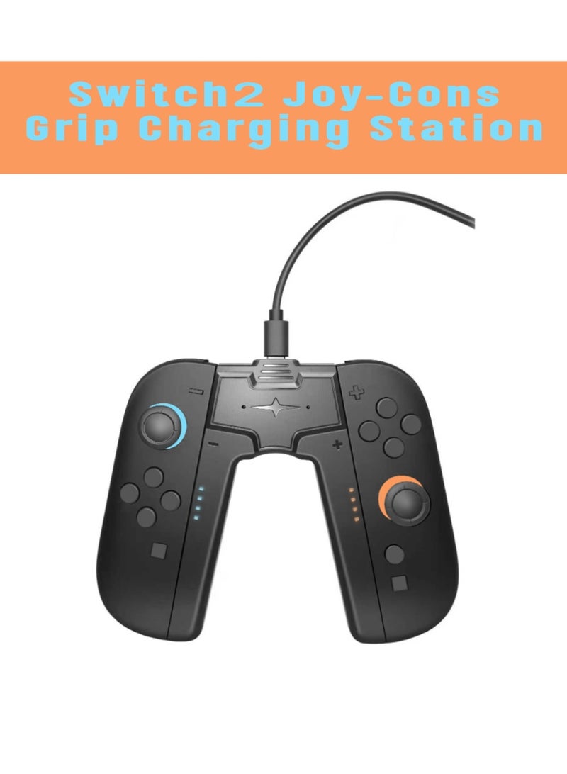 HGBA Nintendo Switch 2 Joy-Cons Grip Charging Station Controller Charger - Image 1
