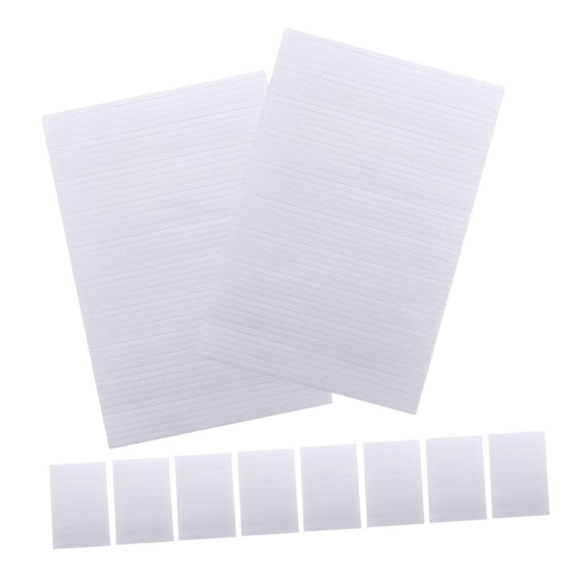 10pcs Double-Sided Adhesive Foam Tape 3mm Thick Eva Foam Strips White Adhesive Pads for Crafting Scrapbooking DIY Projects Home Office Use - Image 1