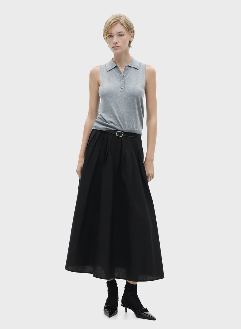 MANGO High Waist Skirt