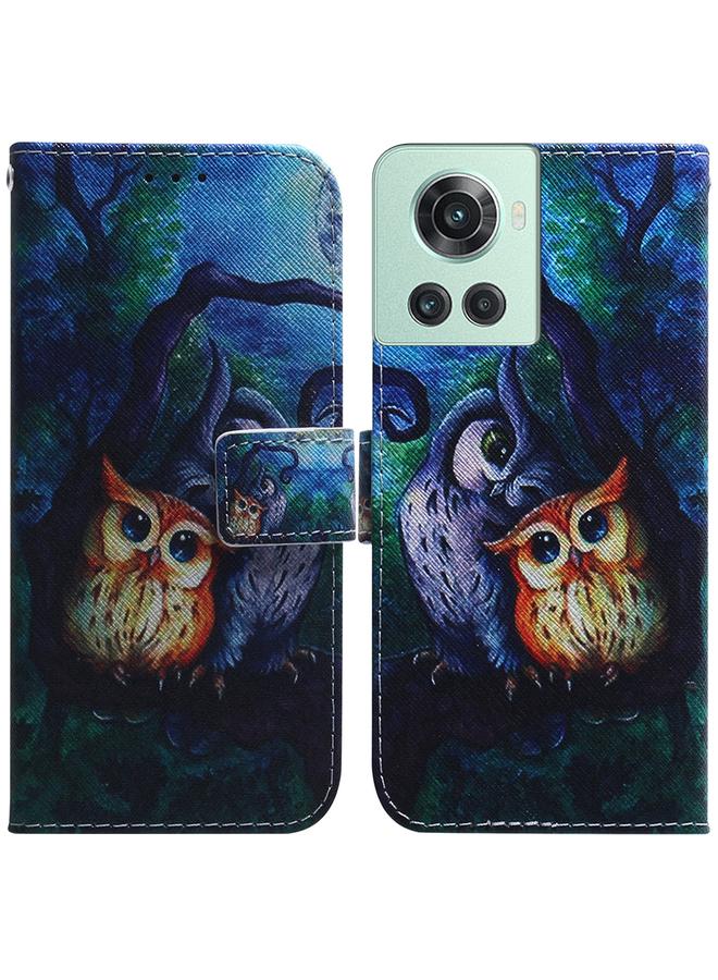 S-TOP Case For OnePlus 10R / Ace Coloured Drawing Leather Phone Case - Image 1