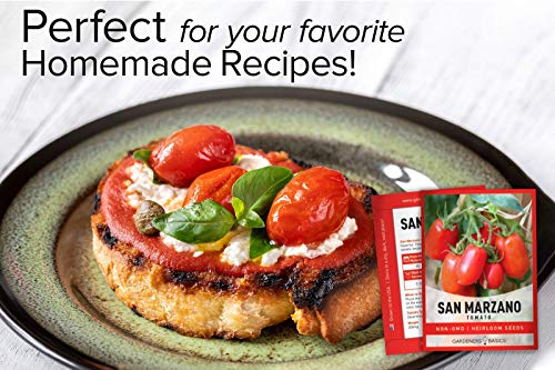 Gardeners Basics, San Marzano Tomato Seeds for Planting Heirloom Non-GMO Seeds for Home Garden Vegetables Makes a Great Gift for Gardening - Image 5