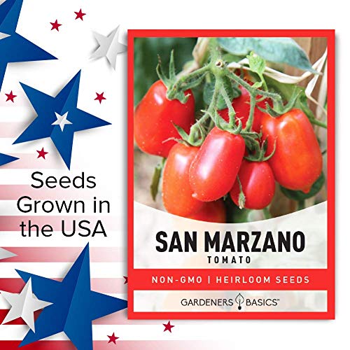 Gardeners Basics, San Marzano Tomato Seeds for Planting Heirloom Non-GMO Seeds for Home Garden Vegetables Makes a Great Gift for Gardening - Image 2
