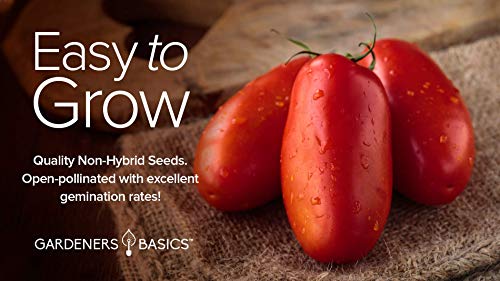 Gardeners Basics, San Marzano Tomato Seeds for Planting Heirloom Non-GMO Seeds for Home Garden Vegetables Makes a Great Gift for Gardening - Image 4