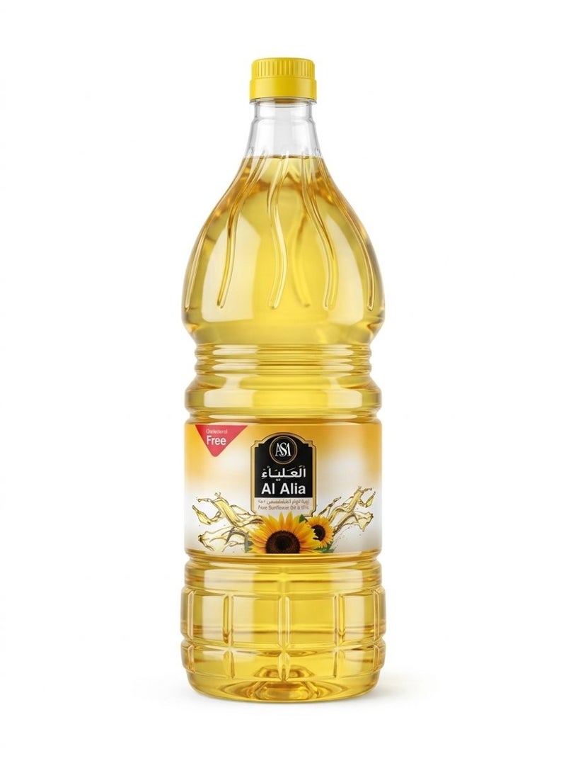 Al Alia Pure Sunflower Oil 1.8L – Light Cooking Oil | Cholesterol Free - Image 1