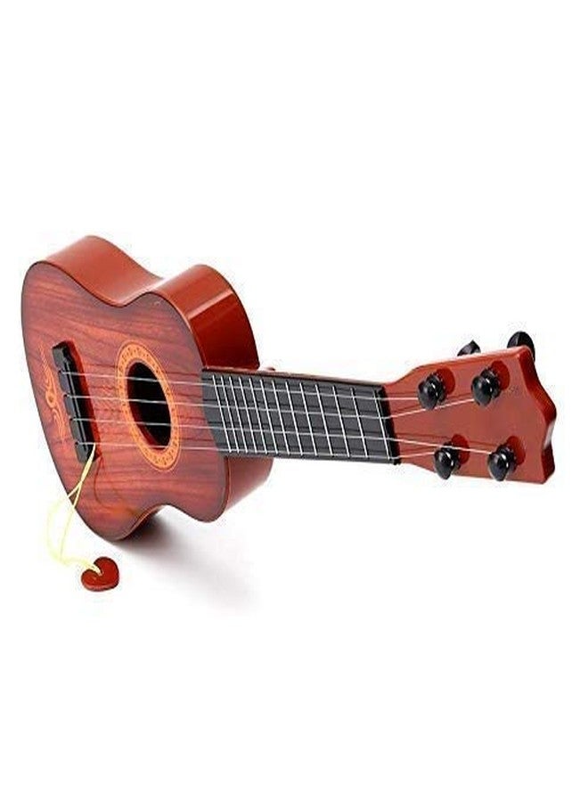 Crizer Guitar Toy For Kids 4-String Musical Acoustic Guitar Toy, Children's Musical Learning Educational Instruments for Beginners with Ability Random Brown Color Best Gift for Boys & Girls- 24 Inch - Image 2