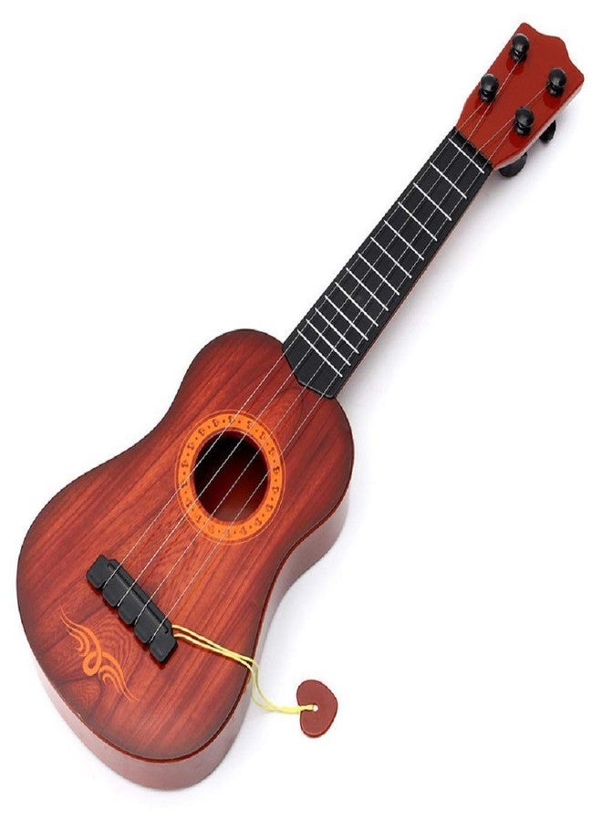 Crizer Guitar Toy For Kids 4-String Musical Acoustic Guitar Toy, Children's Musical Learning Educational Instruments for Beginners with Ability Random Brown Color Best Gift for Boys & Girls- 24 Inch - Image 3