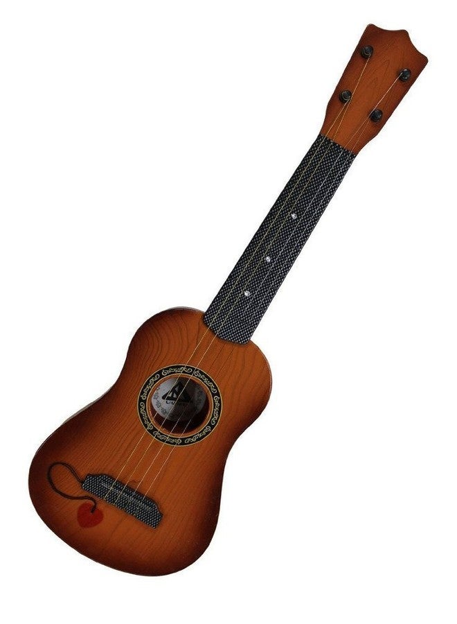Crizer Guitar Toy For Kids 4-String Musical Acoustic Guitar Toy, Children's Musical Learning Educational Instruments for Beginners with Ability Random Brown Color Best Gift for Boys & Girls- 24 Inch - Image 1