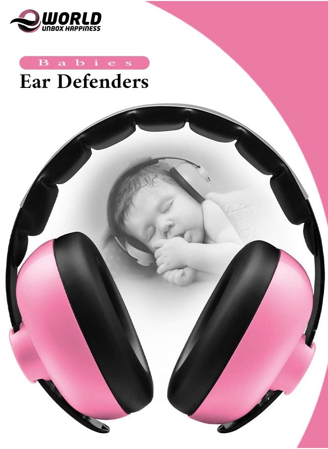 Eworld - Kids Noise Reduction Earmuffs, Baby & Toddler Ear Protection Noise Cancelling Headphones for Ages 3 Months to 2 Years, Essential Infant Hearing Protection for Sleep, Travel & Studying - Image 1