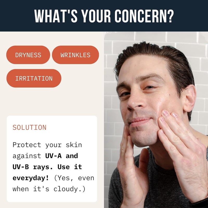 Cardon واقي شمس كاردون للرجال SPF 30 الكوري للوجه، مرطب للوجه مع واقي شمس، واقي شمس مضاد للشيخوخة، مرطب للوجه SPF، لوشن للعناية ببشرة الرجال مع مستخلص الصبار (1 زجاجة - 35 مل) - Image 4