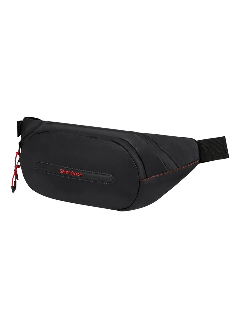 Samsonite Ecodiver Belt Black|Double Zipper Pocket Opening|Inner Mesh Pocket|Recyclex Material Technology|Water Repellent Material - 2 Years International Warranty - Image 1