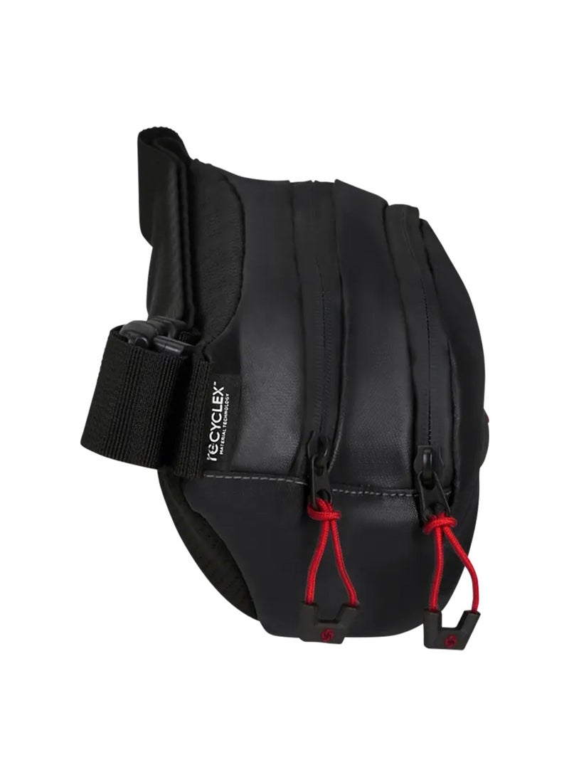 Samsonite Ecodiver Belt Black|Double Zipper Pocket Opening|Inner Mesh Pocket|Recyclex Material Technology|Water Repellent Material - 2 Years International Warranty - Image 2