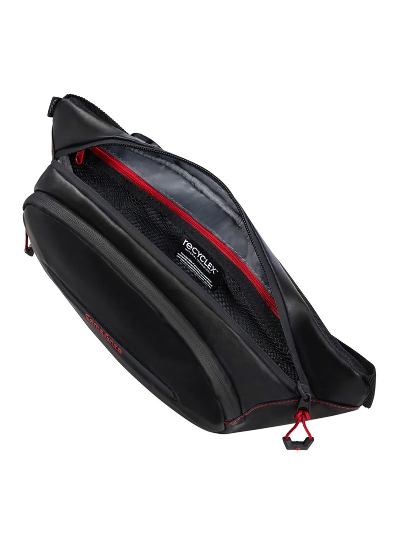 Samsonite Ecodiver Belt Black|Double Zipper Pocket Opening|Inner Mesh Pocket|Recyclex Material Technology|Water Repellent Material - 2 Years International Warranty - Image 5