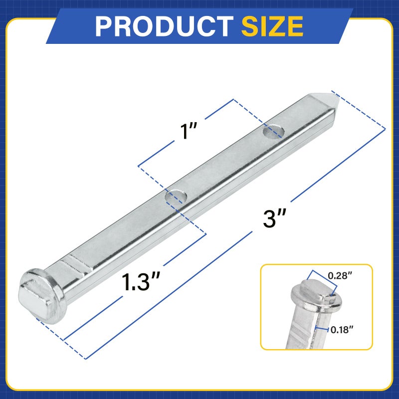Trdzi 900-21355-Xcp5 Zinc Die Cast Pivot Bar 85 Series 3-3/16"" Replacement Part For Brixwell Double Hung Window Hardware Parts  Pack Of 5 - Image 2
