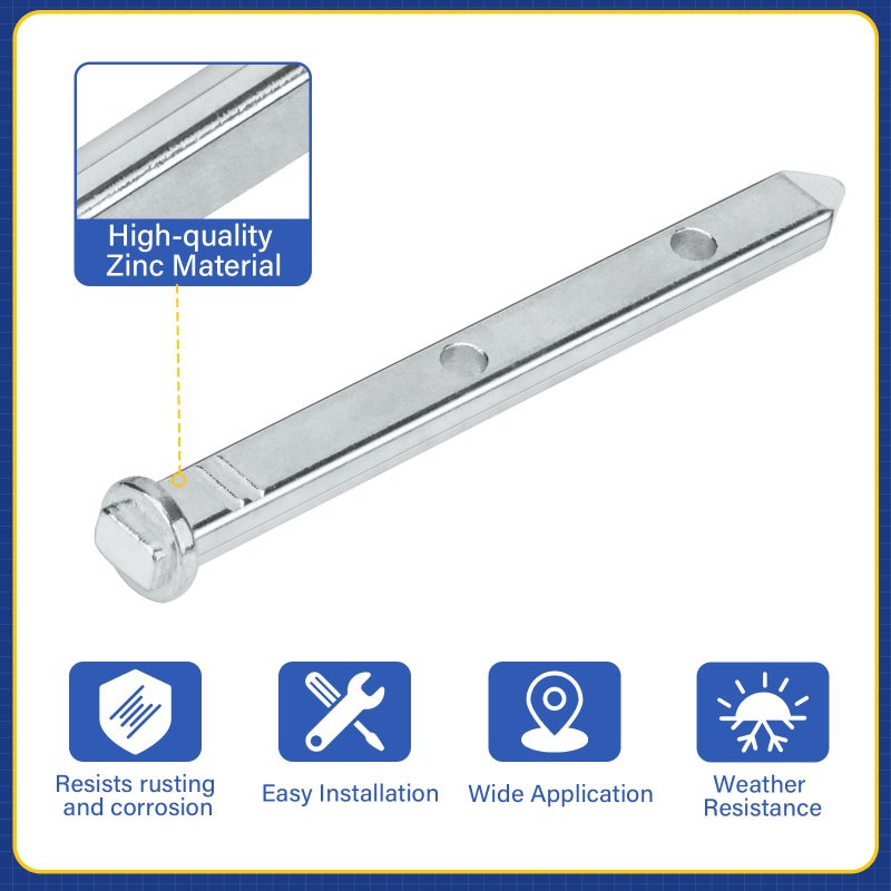 Trdzi 900-21355-Xcp5 Zinc Die Cast Pivot Bar 85 Series 3-3/16"" Replacement Part For Brixwell Double Hung Window Hardware Parts  Pack Of 5 - Image 3