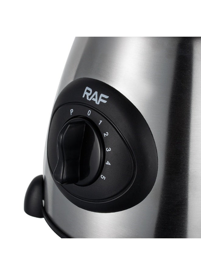 آر إيه أف خلاط RAF R.367 1000 واط 1.5 لتر منزلي، عصارة زجاجية طازجة، خلاط سموثي مع وعاء زجاجي مزدوج - Image 2