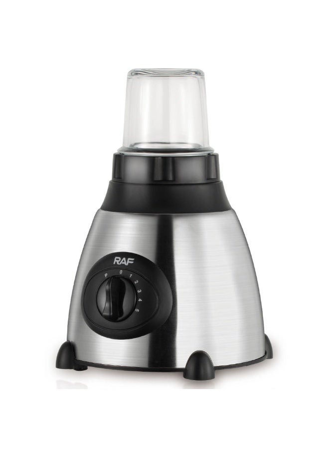 آر إيه أف خلاط RAF R.367 1000 واط 1.5 لتر منزلي، عصارة زجاجية طازجة، خلاط سموثي مع وعاء زجاجي مزدوج - Image 5