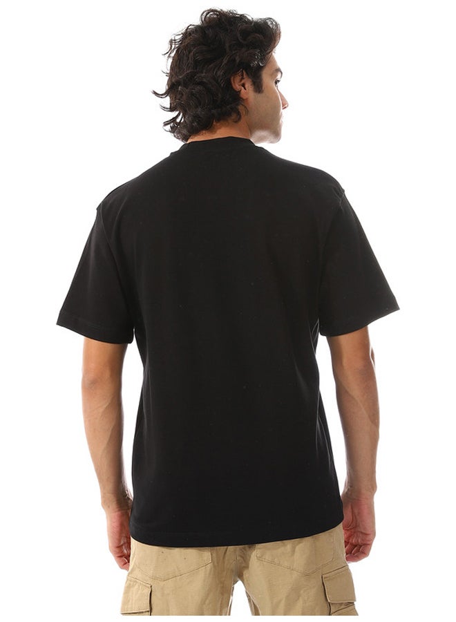 WHITE RABBIT Comfy Black Summer T-Shirt - Image 3