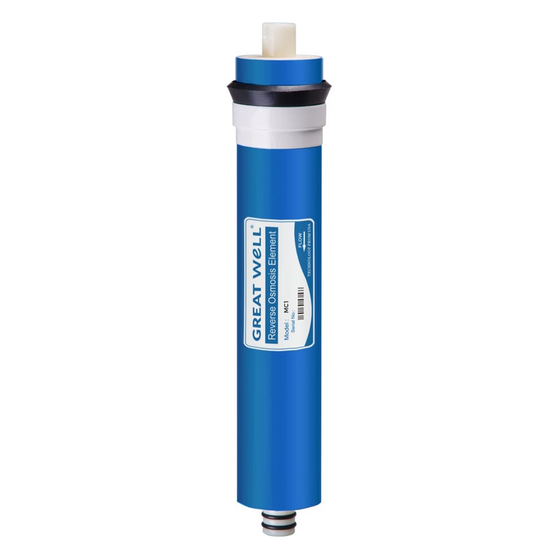 iSpring Greatwell Reverse Osmosis Membrane 100 GPD 11.75â€ X 1.75â€, Replacement Fits Standard Under Sink RO Drinking Water Filtration System, MC1 - Image 1