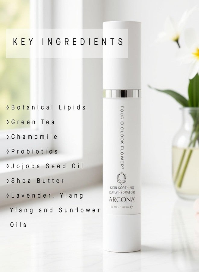 ARCONA Four O’Clock Flower Hydrator – Restorative Calming Face Moisturizer | Comforts Sensitive Skin | Restores Radiance | Reveals Healthier, More Resilient Skin with Probiotics - Image 2