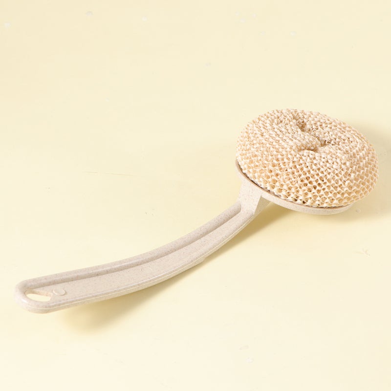Fiber Dish Washing Dish Cleaning Kitchen Bowl Washing Pot Brushing (6 Fiber 1 Brush) - Image 4