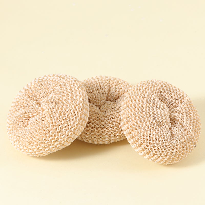 Fiber Dish Washing Dish Cleaning Kitchen Bowl Washing Pot Brushing (6 Fiber 1 Brush) - Image 3