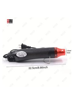 RACO Hot Air Heat Gun 300W Electric Power Tool Embossing Multi-Purpose Heating Shrinkable Wire Shrinking Wrap Tubing Wire Connect Cover Protection with Heat Shrink Tube 328pcs  - Image 2