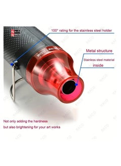 RACO Hot Air Heat Gun 300W Electric Power Tool Embossing Multi-Purpose Heating Shrinkable Wire Shrinking Wrap Tubing Wire Connect Cover Protection with Heat Shrink Tube 328pcs  - Image 3