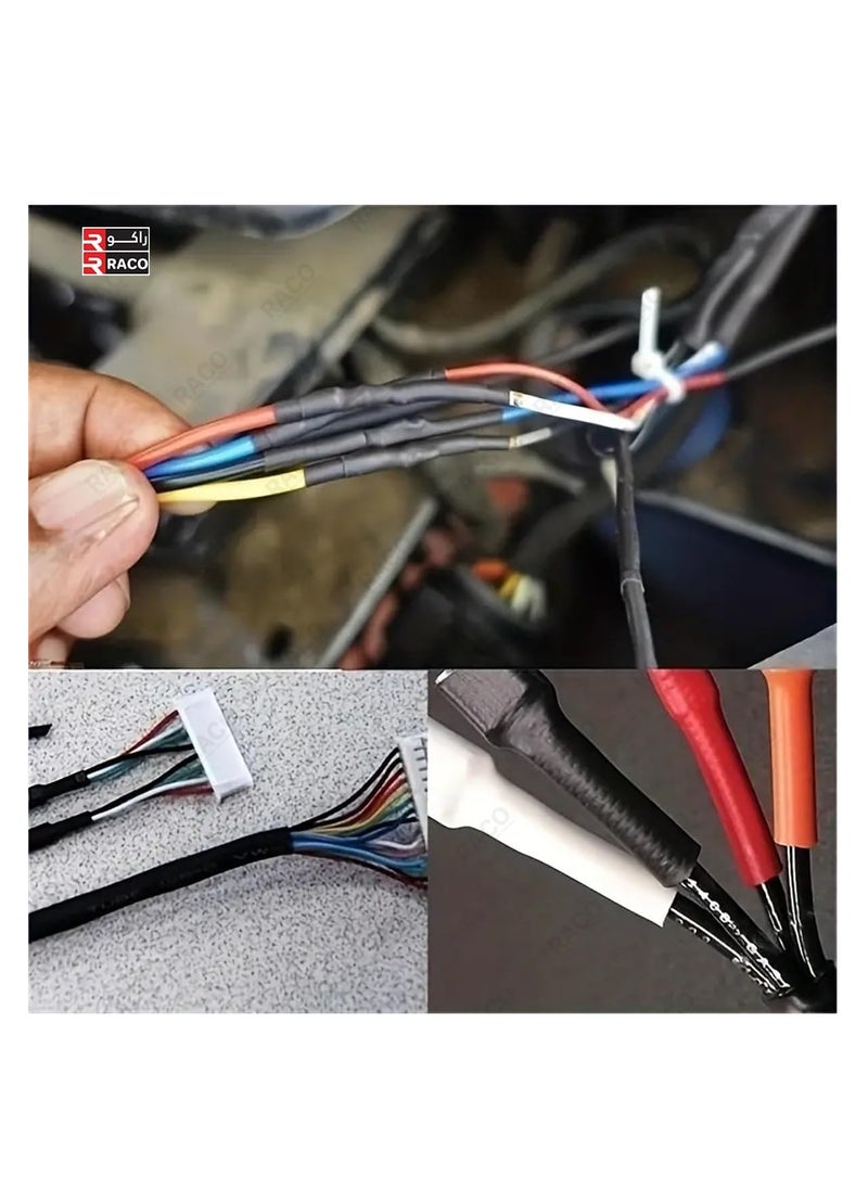Hot Air Heat Gun 300W Electric Power Tool Embossing Multi-Purpose Heating Shrinkable Wire Shrinking Wrap Tubing Wire Connect Cover Protection with Heat Shrink Tube 328pcs