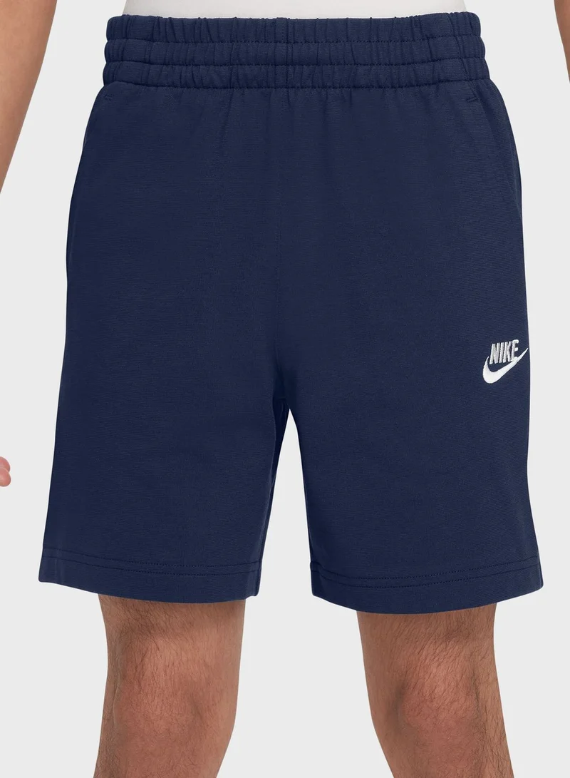 Nike Youth 6In Nsw Club Knitted Shorts
