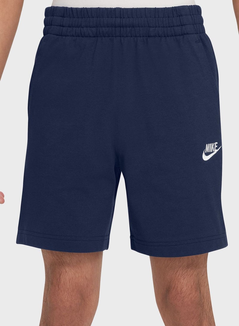 Nike Youth 6In Nsw Club Knitted Shorts - Image 1