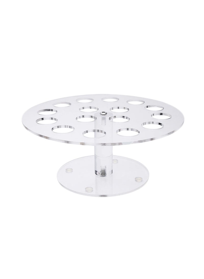 حامل آيس كريم مخروط الآيس كريم 16 فتحة حامل آيس كريم أكريليك حامل آيس كريم أكريليك حامل لفائف السوشي حامل مخروط الكب كيك للحفلات - Image 1