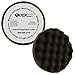 TCP Global TCP Global 6.5" Black Waffle Final Finishing Grip Foam Polish Pad - DA Hook & Loop  - Image 2