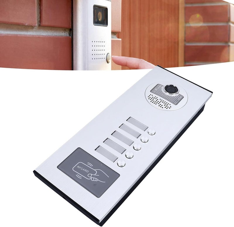 klarako Video Intercom System 7 Inches Video Doorbell Door Phone System with Night Vision Access Control 2 Way Communication Customizable Ringtone for Villa Home Office Apartment (US Plug) - Image 4