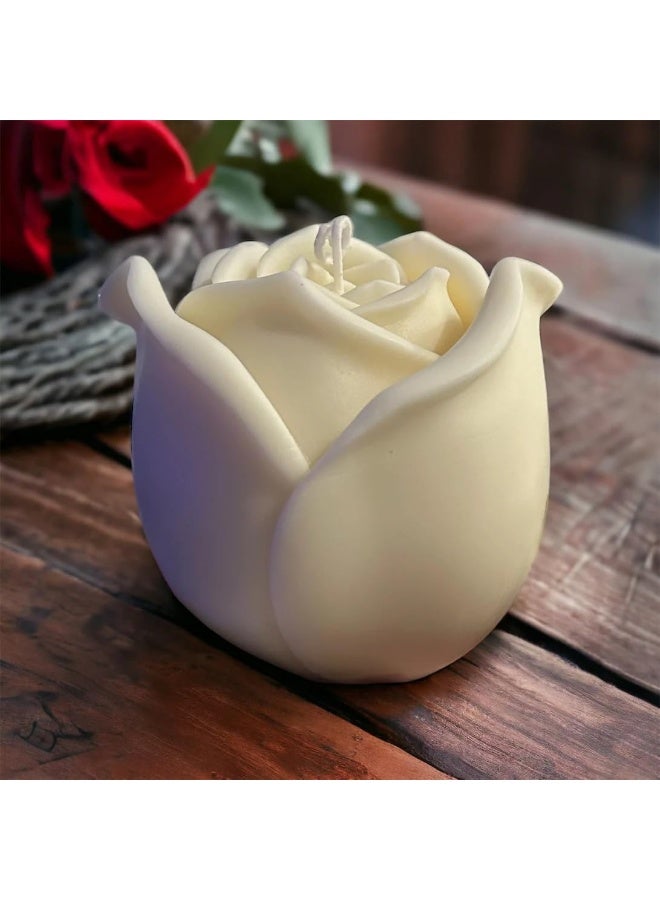Scented Flower Shape Candle Unique Design Decorative Piece Aesthetic Candle Ideal for Birthday Party Wedding Decoration - Image 5