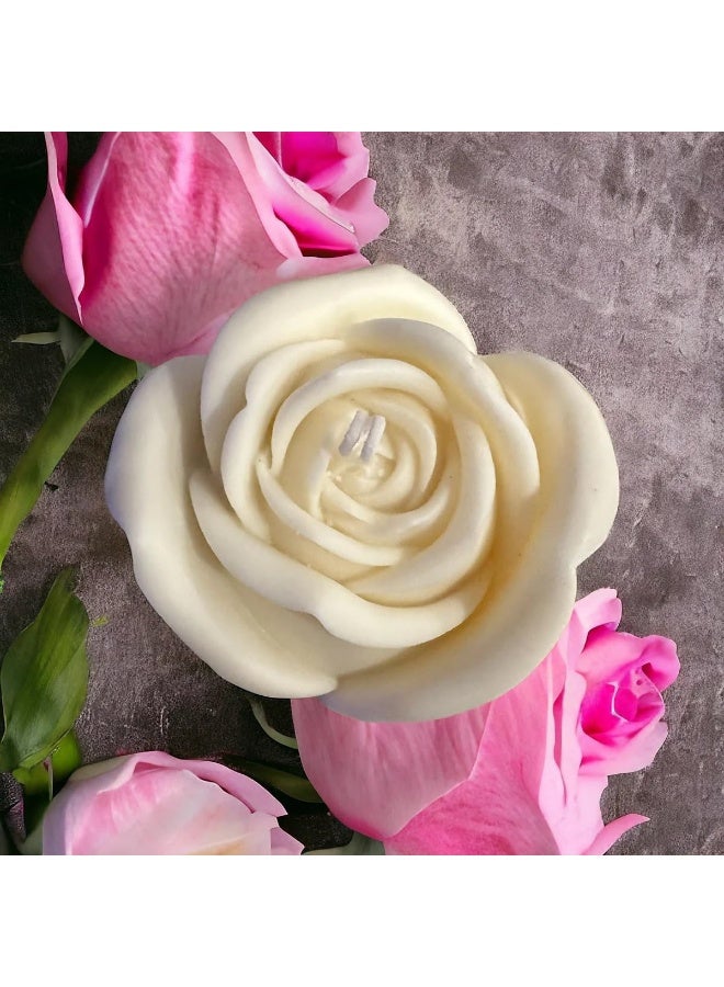 Scented Flower Shape Candle Unique Design Decorative Piece Aesthetic Candle Ideal for Birthday Party Wedding Decoration - Image 2