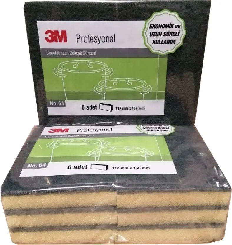 Scotch Brite Professional SB64 Sponge Set of 6