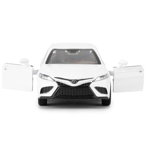 RMZ City 1:36 Camry XSE Car Model, Diecast Pull Back Model Toy Car, Doors Open, Collection Kids Toy for Aged 3 and up, Gift White - Image 5