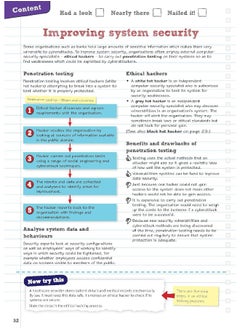 Pearson REVISE BTEC Tech Award Digital Information  - Image 1