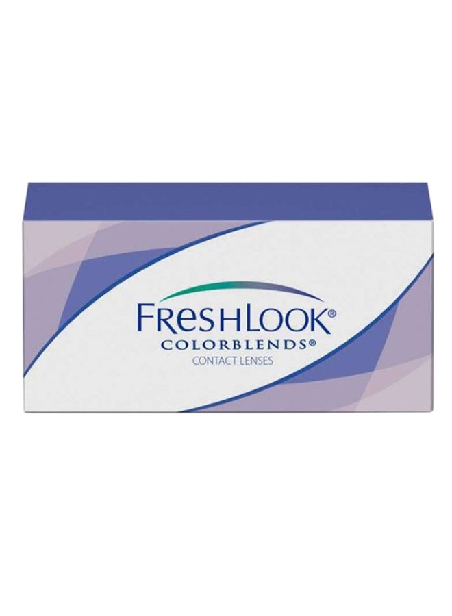 FRESHLOOK Unisex Pack Of 2 Colorblends Contact Lenses With Solution - Image 2