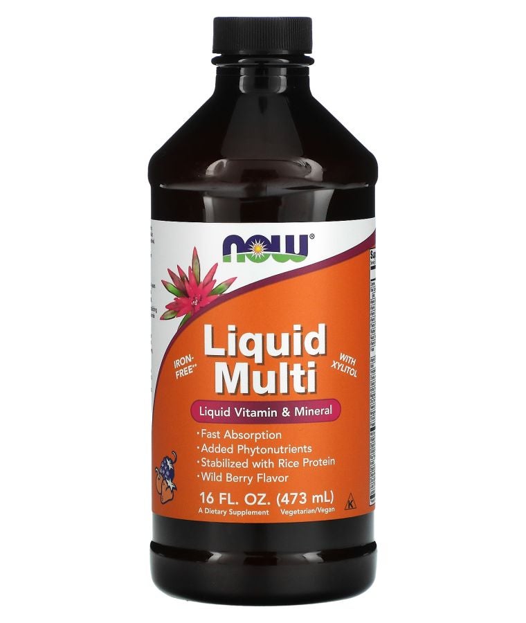 now Liquid Multi Wild Berry 16 fl oz (473 ml)