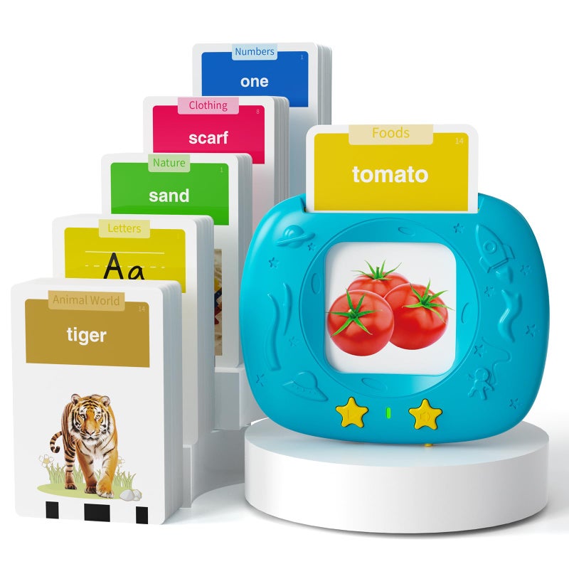 HOMESTEC Toddlers Talking Flash Cards with American accent & 288 Sight Words, Speech Therapy Toys for 3 4 5 6 Years Old Boys and Girls, Learning Educational Montessori Sensory kit, Kids Birthday Gifts - Image 5