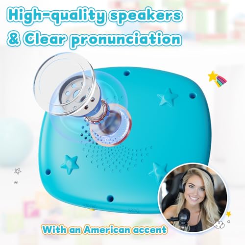 HOMESTEC Toddlers Talking Flash Cards with American accent & 288 Sight Words, Speech Therapy Toys for 3 4 5 6 Years Old Boys and Girls, Learning Educational Montessori Sensory kit, Kids Birthday Gifts - Image 4