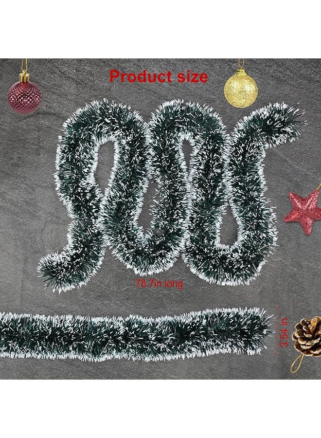 HOWAF 6Pcs Christmas Tinsel Garland For Christmas Tree - Image 2