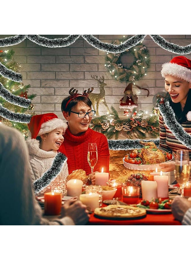 HOWAF 6Pcs Christmas Tinsel Garland For Christmas Tree - Image 5