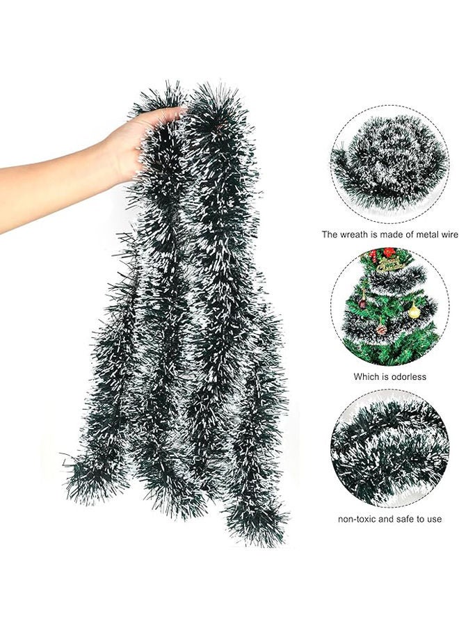 HOWAF 6Pcs Christmas Tinsel Garland For Christmas Tree - Image 3