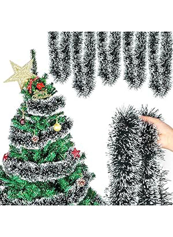 HOWAF 6Pcs Christmas Tinsel Garland For Christmas Tree - Image 1