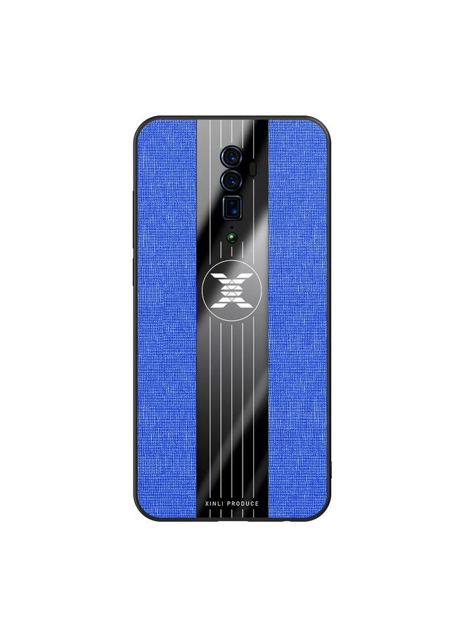 Xinli Case For OPPO Reno 10x Zoom Stitching Cloth Textue Shockproof TPU Protective Case - Image 3