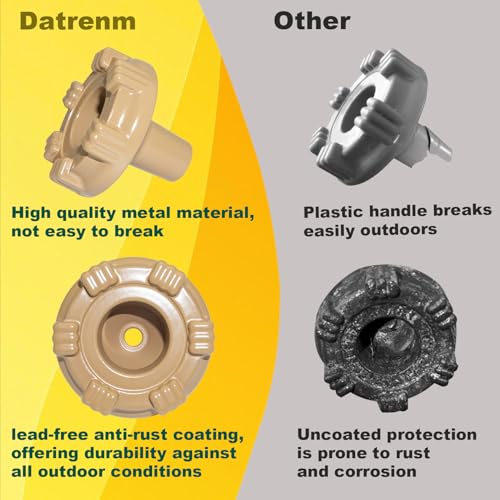 Datrenm RK-17MH Outside Faucet Repair Kit Metal Handle Compatible with Woodford Model 17 - Image 4