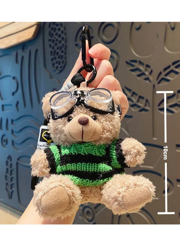 Generic Ramadan Special Brown Teddy Bear Keychain - Ultra Soft Plush Bag Charm for Girls, School & Travel Accessories, Hypoallergenic Mini Gift for Women & Kids (11cm)  - Image 4
