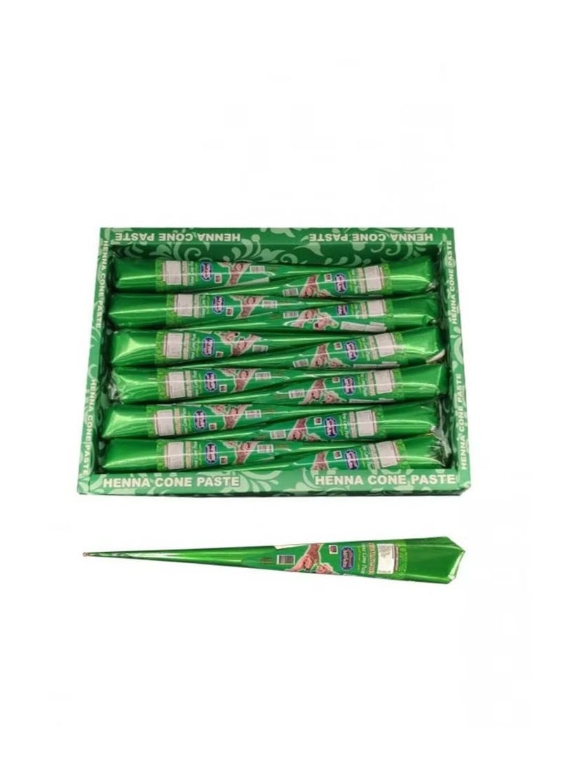 حنة سحر بيوتي كازوس لليدين والجسم عودي 12 قطعة - Image 1